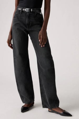 BAGGY DAD BARREL barrel jeans black denim