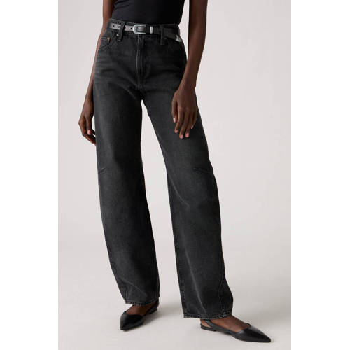Levi's BAGGY DAD BARREL barrel jeans black denim afbeelding