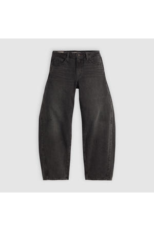 BAGGY DAD BARREL barrel jeans black denim