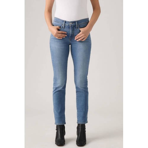 Levi's 312™ Shaping Slim Jeans high waist slim fit jeans light blue denim afbeelding