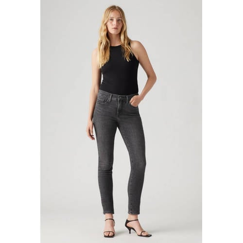 Levi's 311 Shaping Skinny Jeans high waist skinny jeans black denim afbeelding
