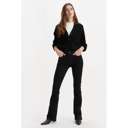 Levi's 725 HIGH RISE BOOTCUT high waist bootcut jeans black denim afbeelding