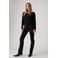Levi's 724 high waist straight leg jeans  black denim
