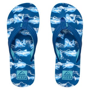 Kids Ahi teenslippers blauw