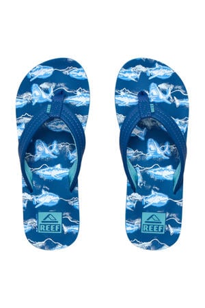 Kids Ahi teenslippers blauw
