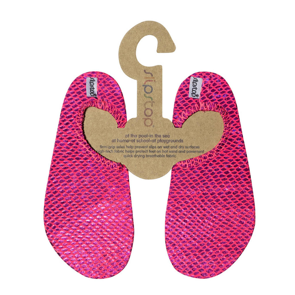 Roze meisjes Slipstop waterschoenen van 87% polyester/13% elastaan