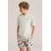 WE Fashion zwemshort ecru/multi