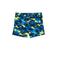 WE Fashion zwemboxer donkerblauw/neon geel