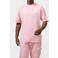 Equalité oversized T-shirt met backprint roze