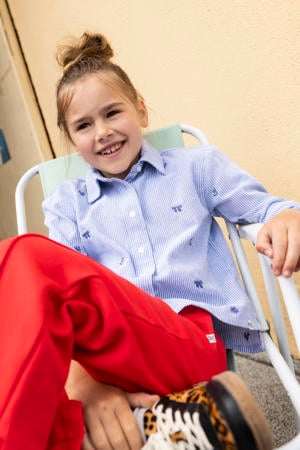 gestreepte blouse blauw