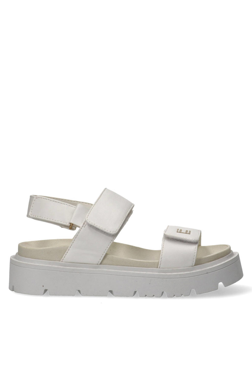 Witte meisjes Tommy Hilfiger sandalen van rubber met klittenband