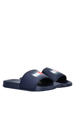 slippers donkerblauw