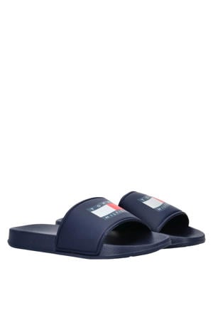 slippers donkerblauw