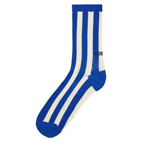 MADS NØRGAARD - COPENHAGEN gestreepte sokken Antonella blauw/ecru afbeelding