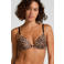Hunkemöller voorgevormde T-shirt-bh met beugel Plunge bruin/beige