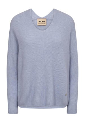 pullover met wol gebreid