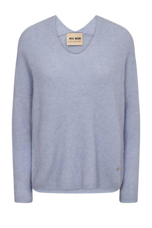 pullover met wol gebreid