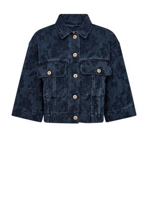 denim spijkerjas dark blue denim