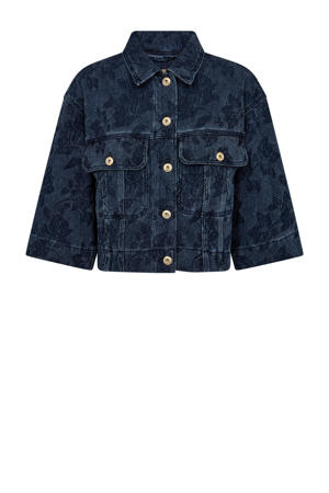 denim spijkerjas dark blue denim