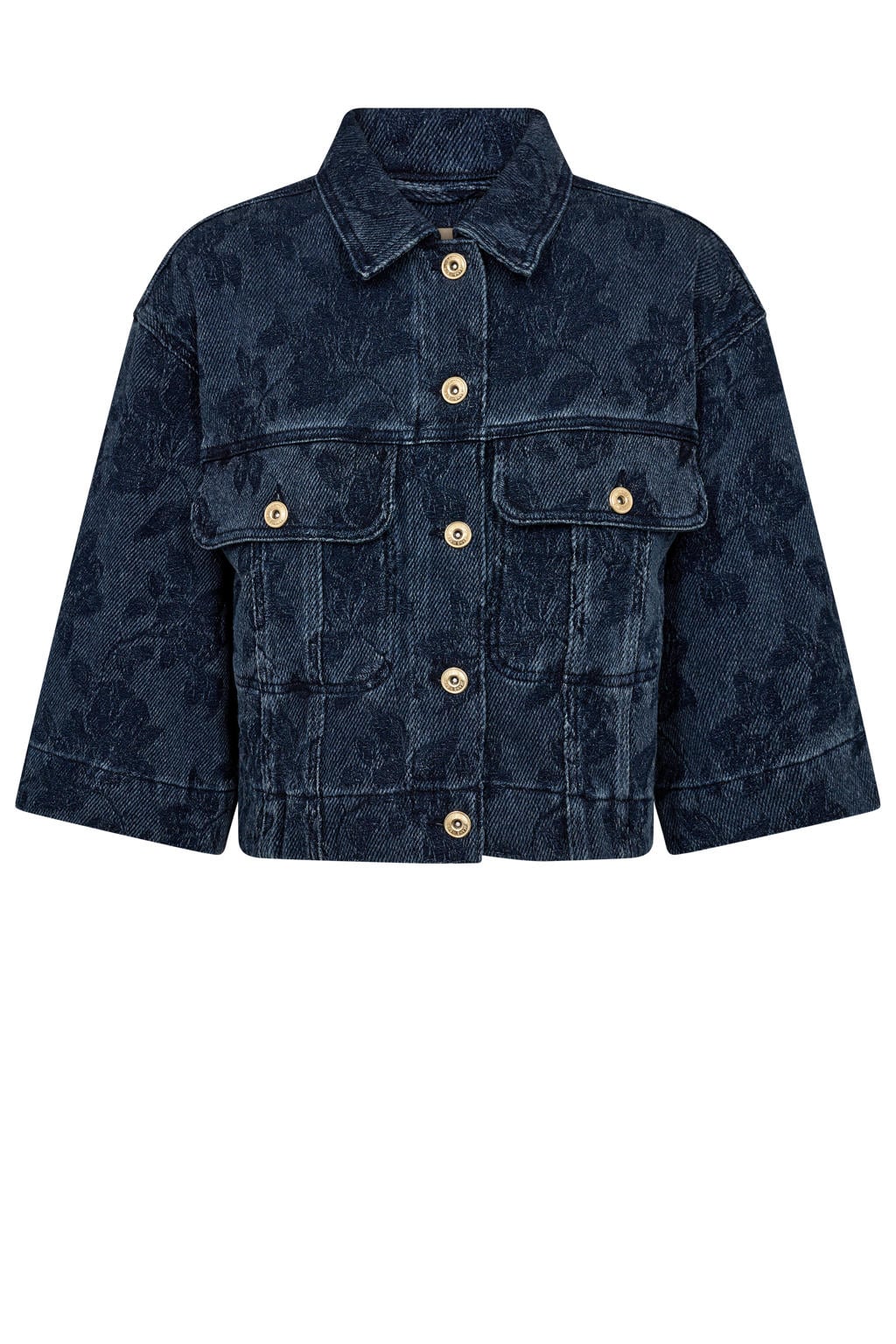 Mos Mosh denim spijkerjas dark blue denim