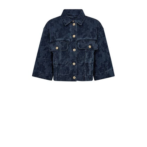 Mos Mosh denim spijkerjas dark blue denim afbeelding