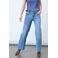 SisterS Point straight leg jeans medium blue denim