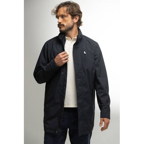 Agiato trenchcoat donkerblauw afbeelding