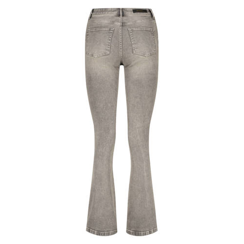 Raizzed high waist flared jeans grey denim afbeelding