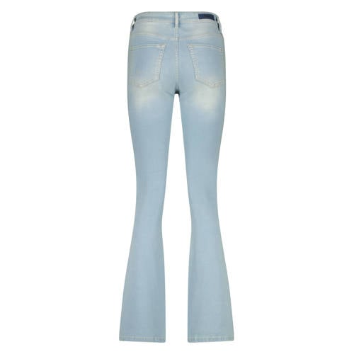 Raizzed high waist flared jeans light blue denim afbeelding
