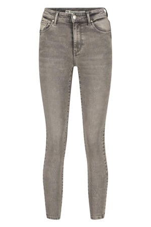 high waist skinny jeans grey denim
