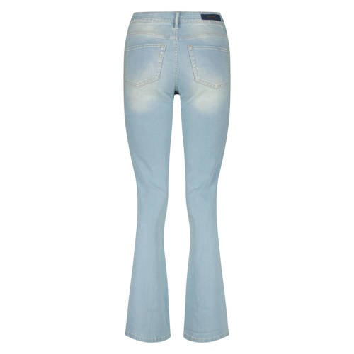 Raizzed high waist flared jeans light blue denim afbeelding