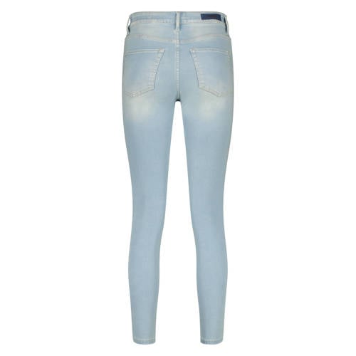 Raizzed high waist skinny jeans light blue denim afbeelding