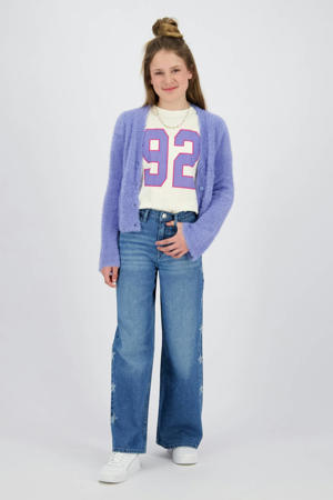 high waist wide leg jeans wide leg jeans medium blue denim