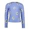 Raizzed gebloemde longsleeve lila
