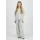 Raizzed wide leg joggingbroek grijs melange