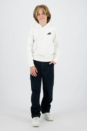 hoodie met backprint wit