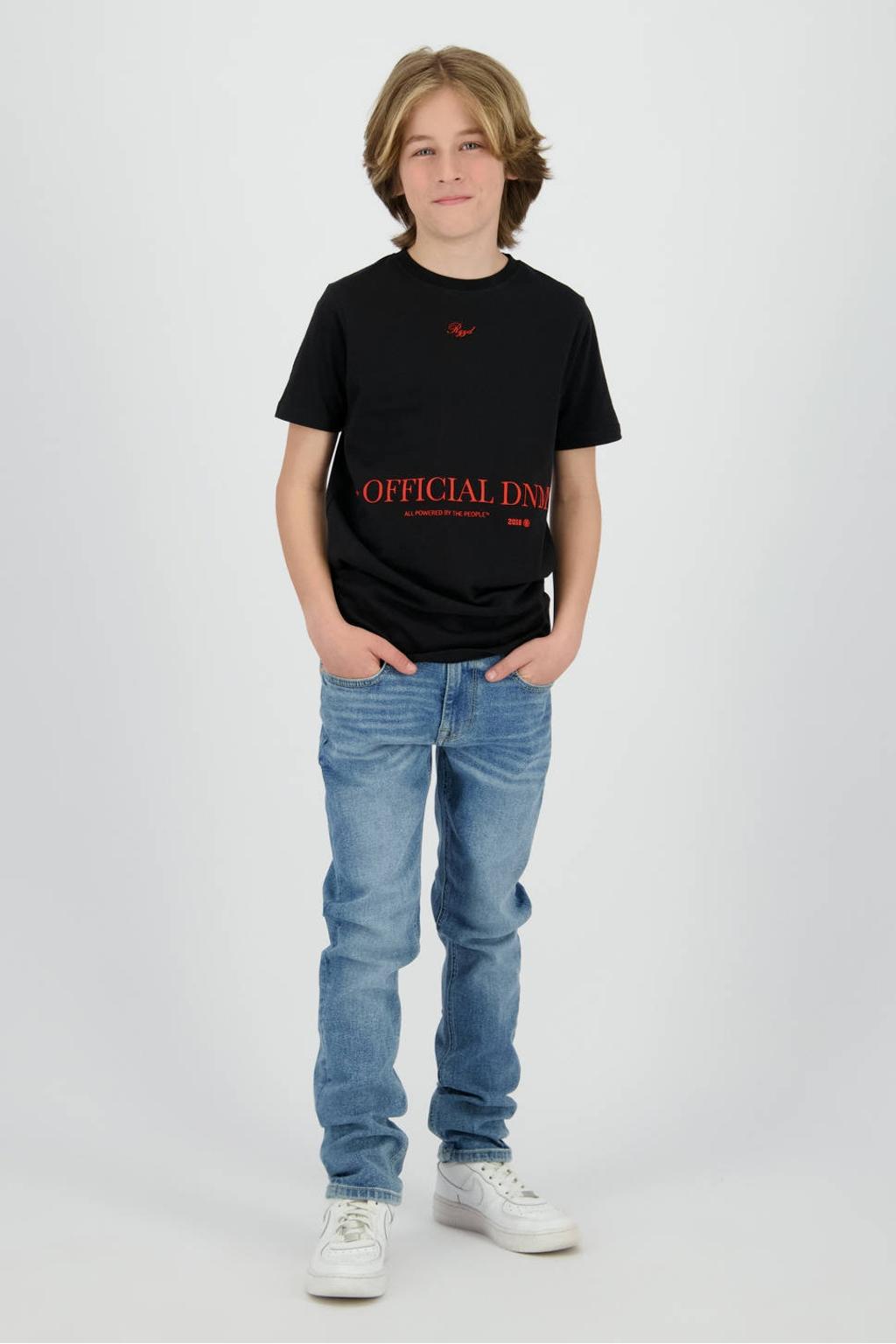 Light blue denim jongens Raizzed slim fit jeans van katoen met regular waist en effen