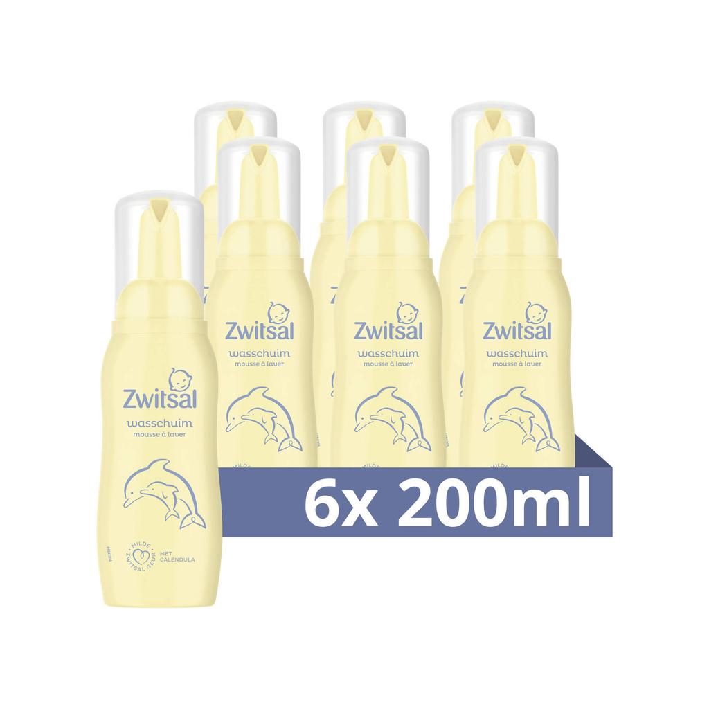 Zwitsal wasschuim - 6 x 200 ml