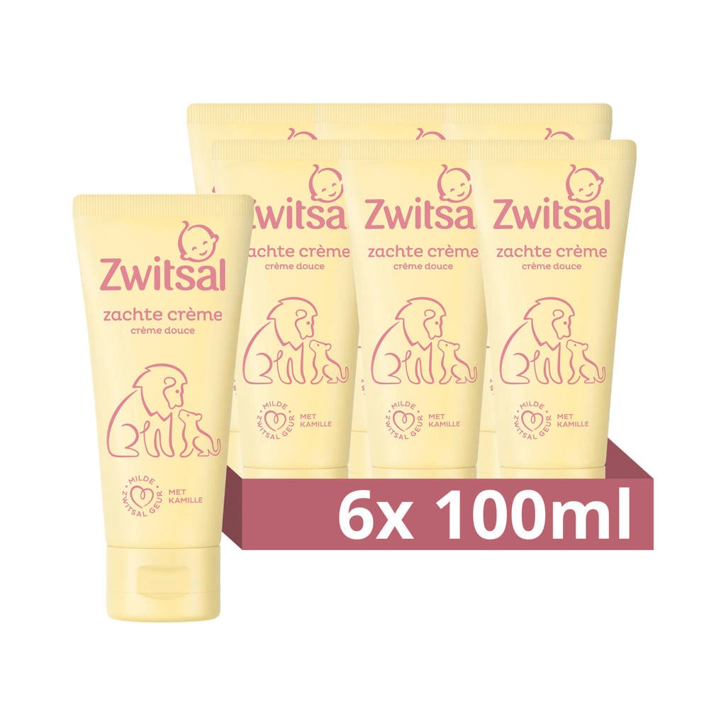 Zwitsal zachte crème - 6 x 100 ml