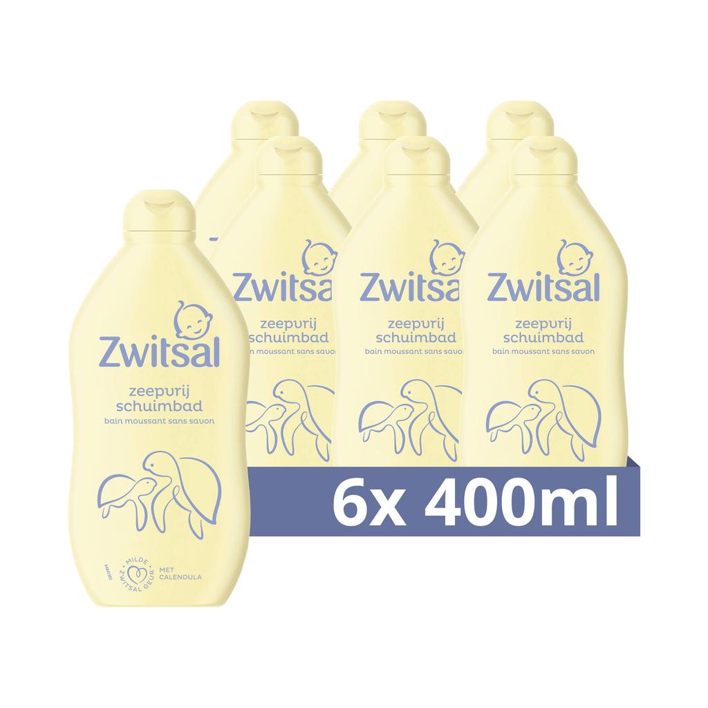Zwitsal zeepvrij schuimbad - 6 x 400 ml