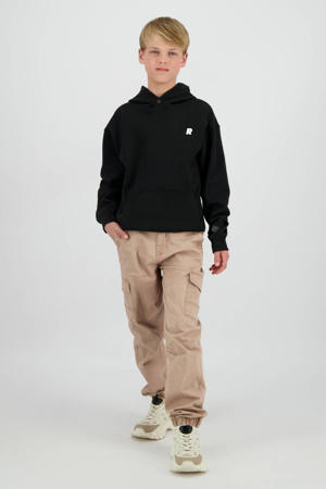hoodie met backprint zwart