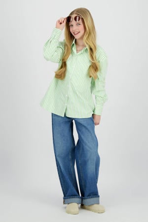 gestreepte blouse groen