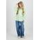 Raizzed gestreepte blouse groen
