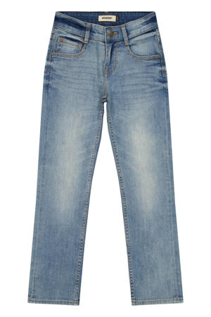 regular waist regular fit jeans medium blue denim