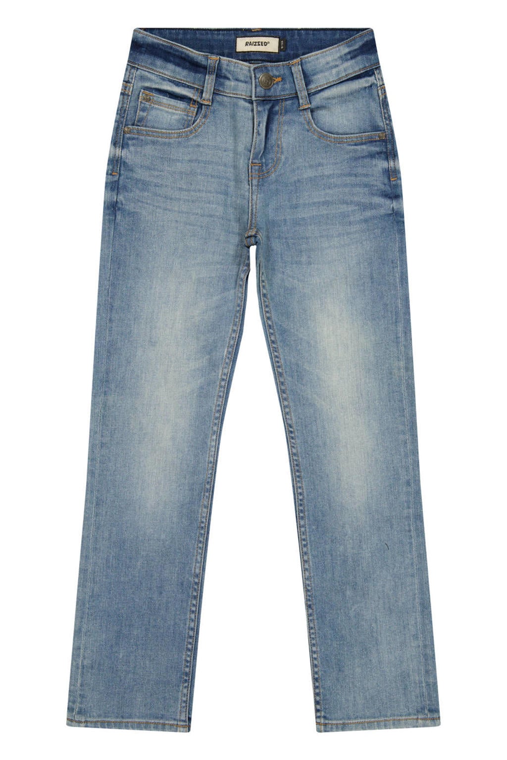 Medium blue denim jongens Raizzed regular waist regular fit jeans van denim met effen