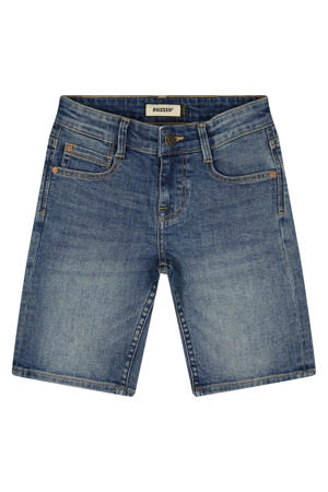denim short medium blue denim