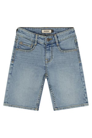 denim short medium blue denim