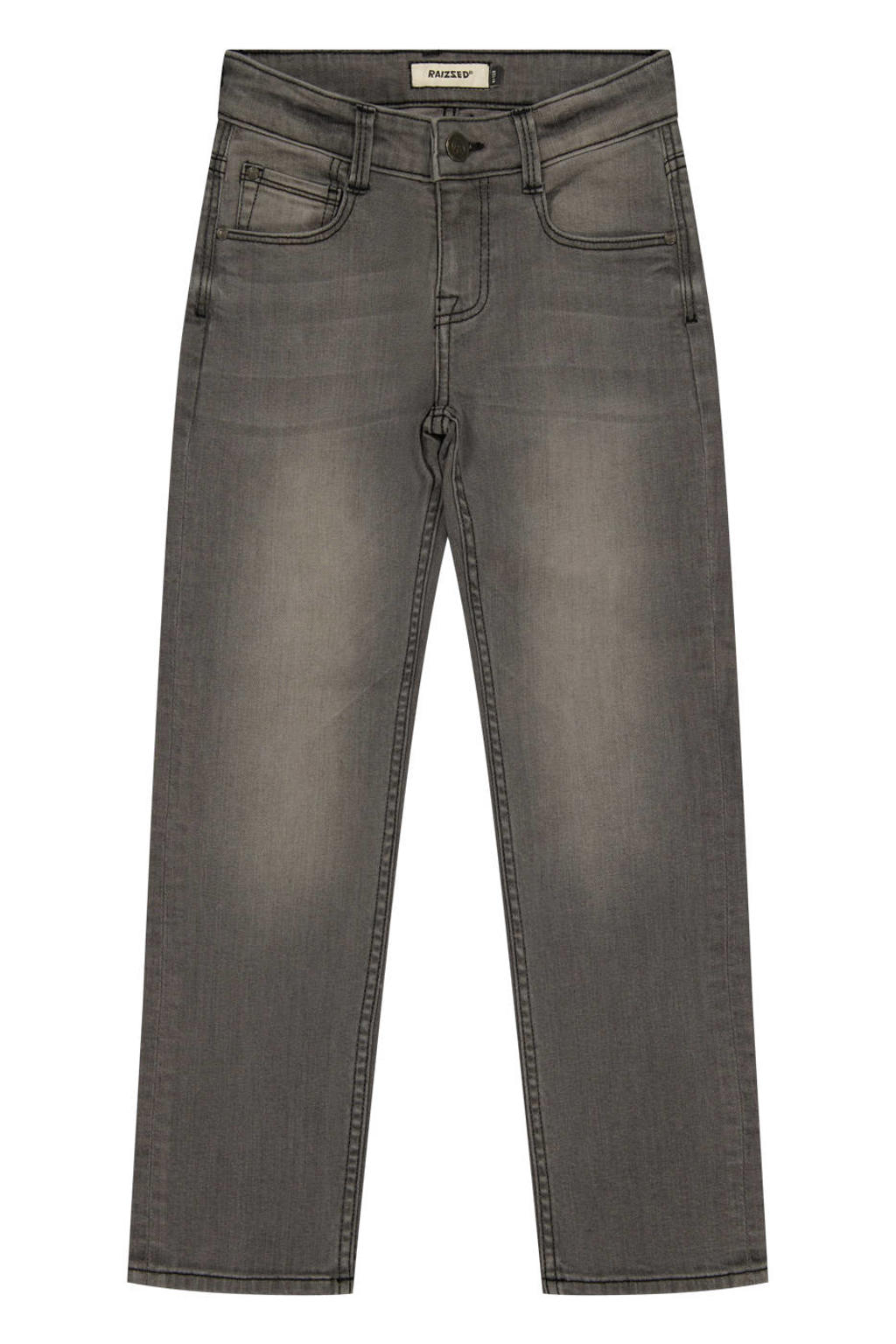 Grey denim jongens Raizzed regular waist regular fit jeans van denim met effen