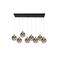 Searchlight Electric hanglamp Alchemy - Zwart