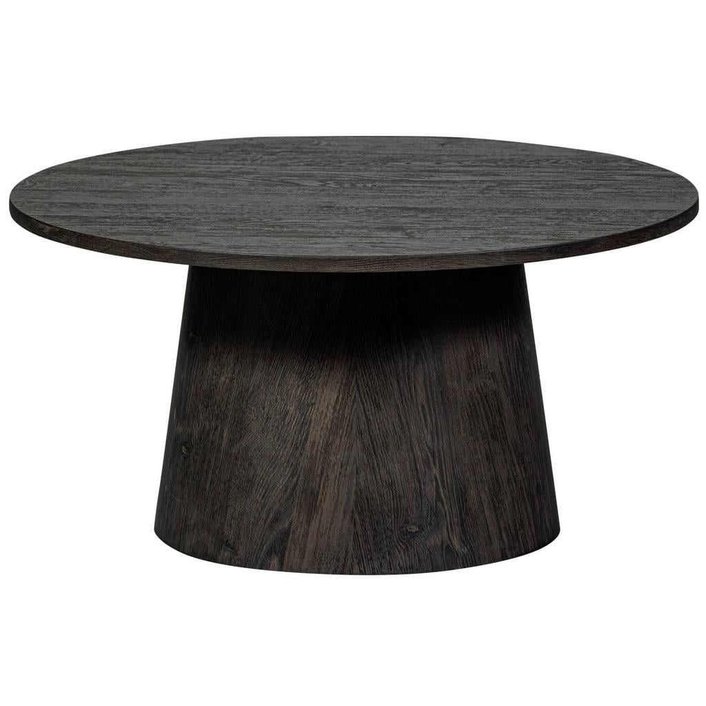 WOOOD Maan Salontafel - MDF - Donkerbruin - 40x80x80
